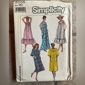 Vintage Simplicity Women's Dress Pattern - Size Medium Simplicity 8066